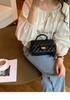Rhombus Bag Women's Head Sheepskin Bag Leather Chain High-end Cf Fashion Shoulder Messenger Mahjong Bag