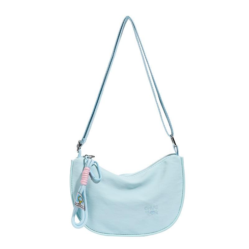 Fashion pillow bag summer new solid color small square bag simple shoulder bag crossbody bag underarm bag