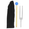 Aluminum Alloy 528Hz Tuning Fork for Healing with Chakra Hammer and Bag Set