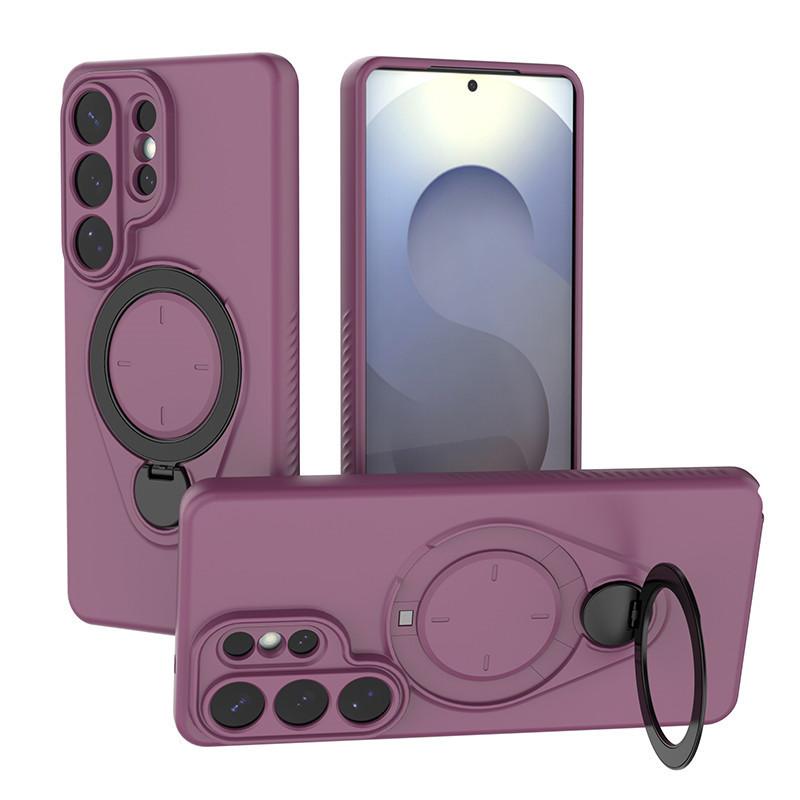 Suitable for Samsung S26 Ultra 360 Ring Shield Soft Case A57 Car Mount Finger Ring Anti-drop Protective Cover