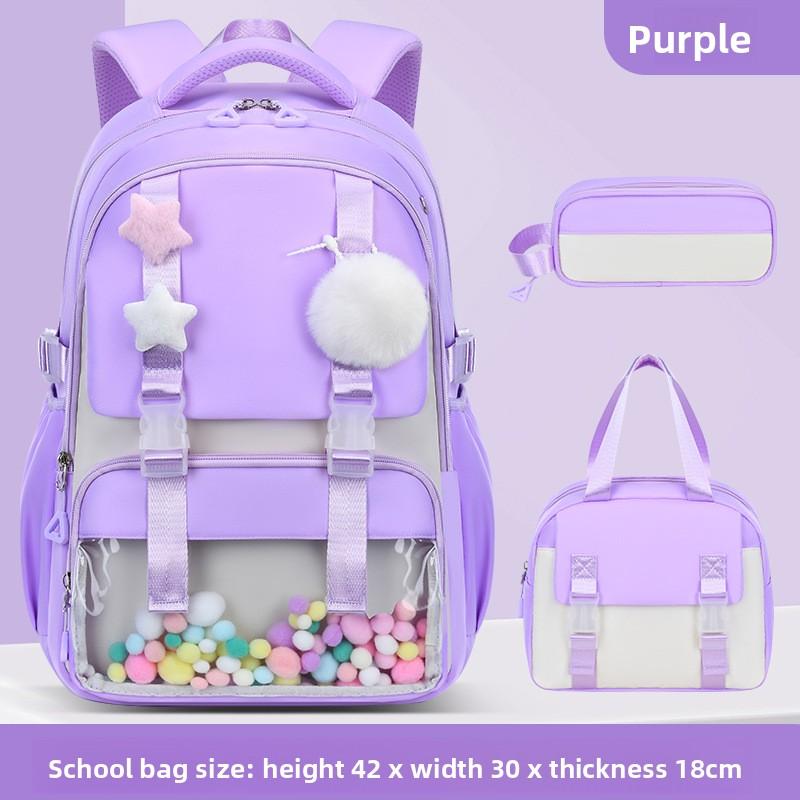 Set de 3 pièces beaux cartables pour filles enfants sac à dos sac à crayons sac à lunch set sac à dos élève primaire collège lycée