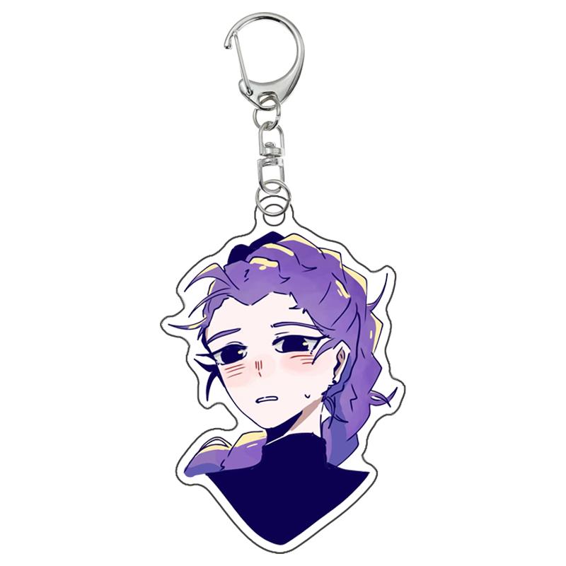 New Demon Hunters Kpop Rumi Zoey Jinu Mira Key Ring Acrylic Keyrings Huntrix Saja Boys Mystery Keychains Accessories Fans Gifts