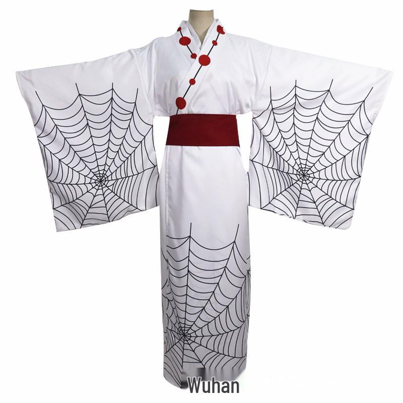 Xingman Yuan Demon Slayer Rui Spider Kimono Cosplay Full Set Unisex Clothing