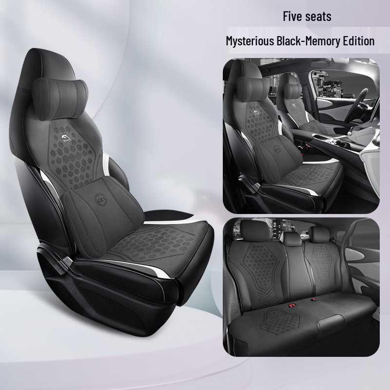 Fashion Edition 2025 Dolphin Car Seat Cushion, 420km Model, Suede Saddle Pad Half-Cover.