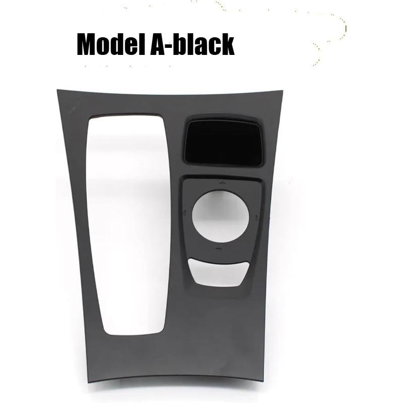 LHD Car Central Console Gear Box Shift Cover Panel Trim Replacement For BMW X5 X6 E70 E71 E72 2007-2013 51166954947 51169164485 Model A-Black