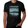 Stalker Fabrikszenevon Andrei Tarkovsky Mit Titel Von Burro T-Shirt Laufen Perforunisexce Kurzarm-T-Shirt
