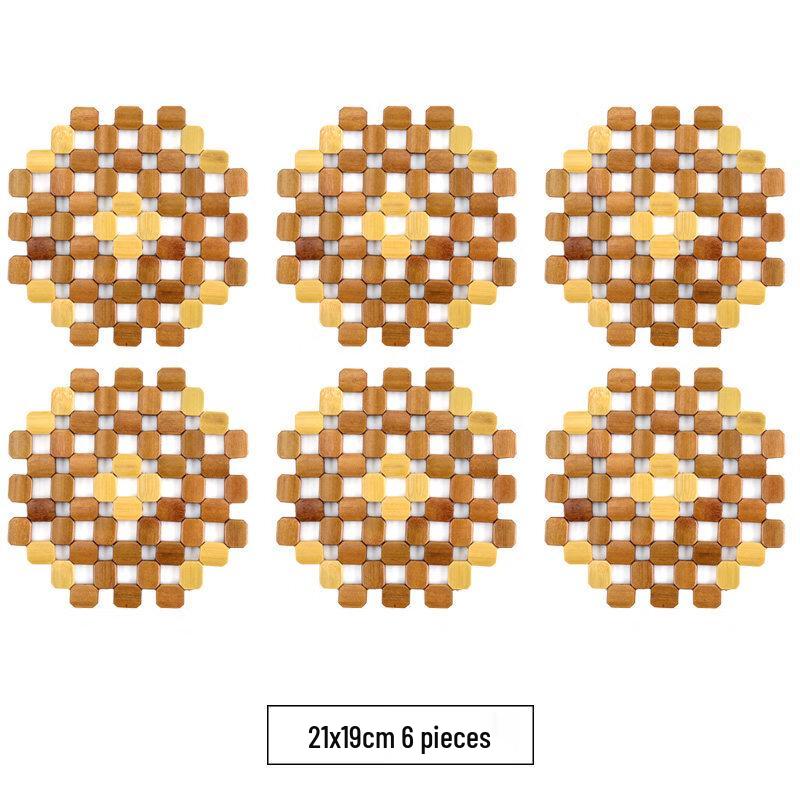 Xihe Heat Insulation Placemat & Coaster 6-Piece Set