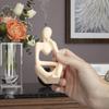 3D Abstraktes Denkporträt Kerze Silikonform DIY Nordische Kunst Abstraktes Menschlicher Körper Gipsform Epoxidharz Handwerk Heimdekor