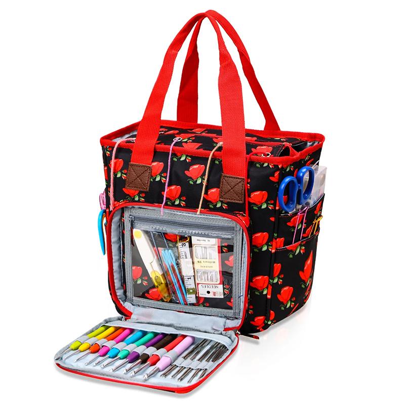 

Сумка-органайзер для инструментов для вязания из ткани Оксфорд