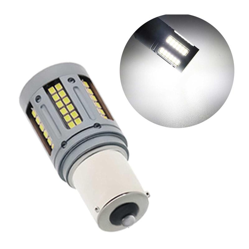 2Pcs Automotive Headlamp Indicator Light LED Bulb 84SMD 6000K Car Fog Light Bulb Automotive Light Bulbs