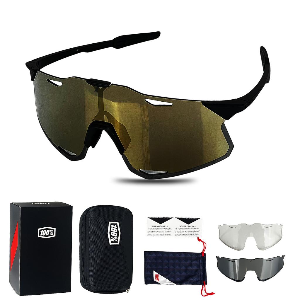 S5Cycling Sports Glasses with Interchangeable Lenses Set for Men and Women, Windproof Mountain Bike Goggles, Sports Model