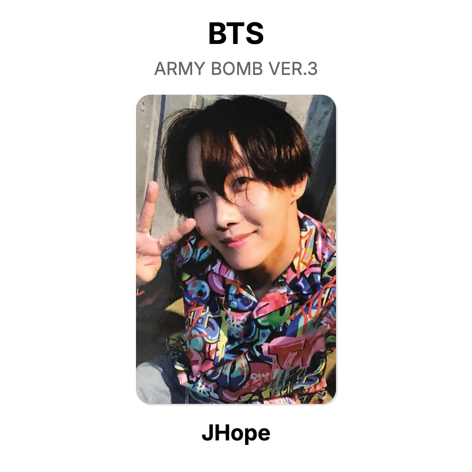 BTS ARMY BOMB VER.3 Official Photocard J-Hope