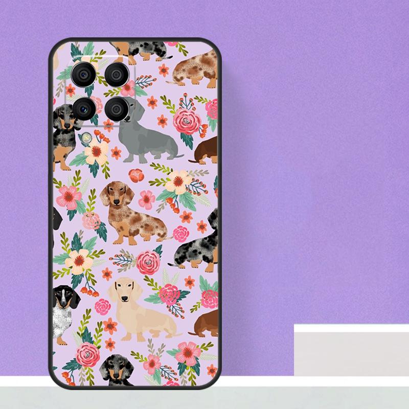 Dogs Dachshund Cute Case For Samsung Galaxy M23 M20 M32 M52 M56 M16 M36 M54 M34 M14 M35 M55 M15 M11 M31 M13 M53