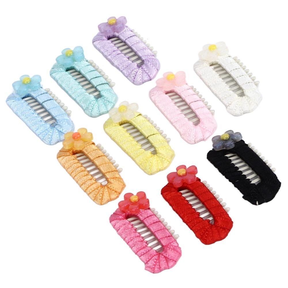 10Pcs Mixed Colors Pet Hair Accessory Light Weight Dog Bow Clip Pet Head Flower Dog Grooming