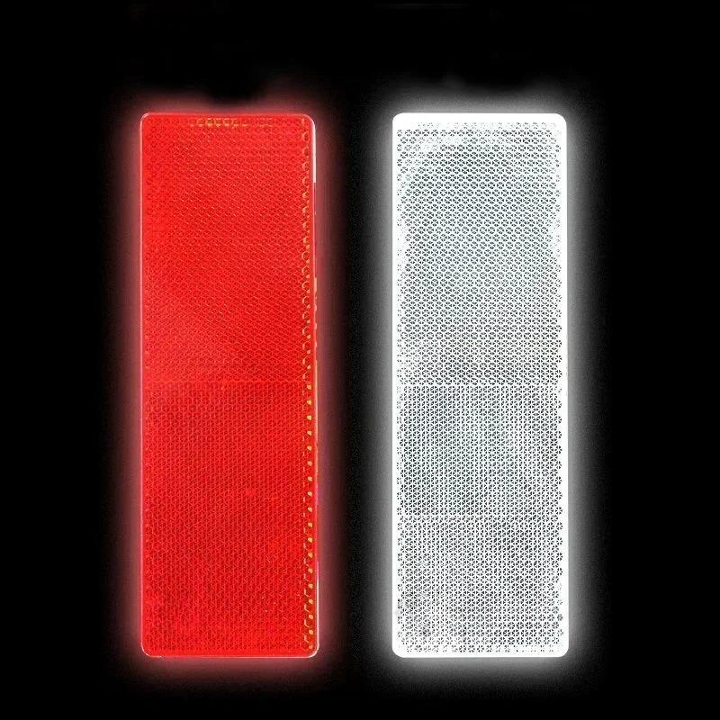 Car Night Reflective Warning Plate Sticker Car Truck Motorcycle Safety Warning Plate Reflector Sign Decal Accessories