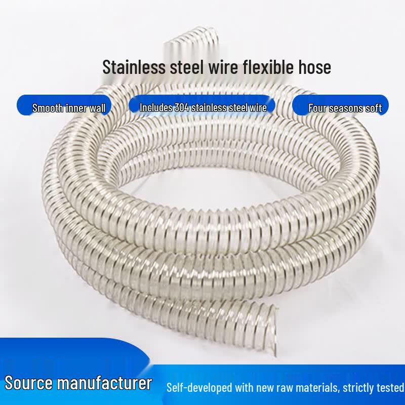 SanYou DN80 Stainless Steel Wire PU Hose