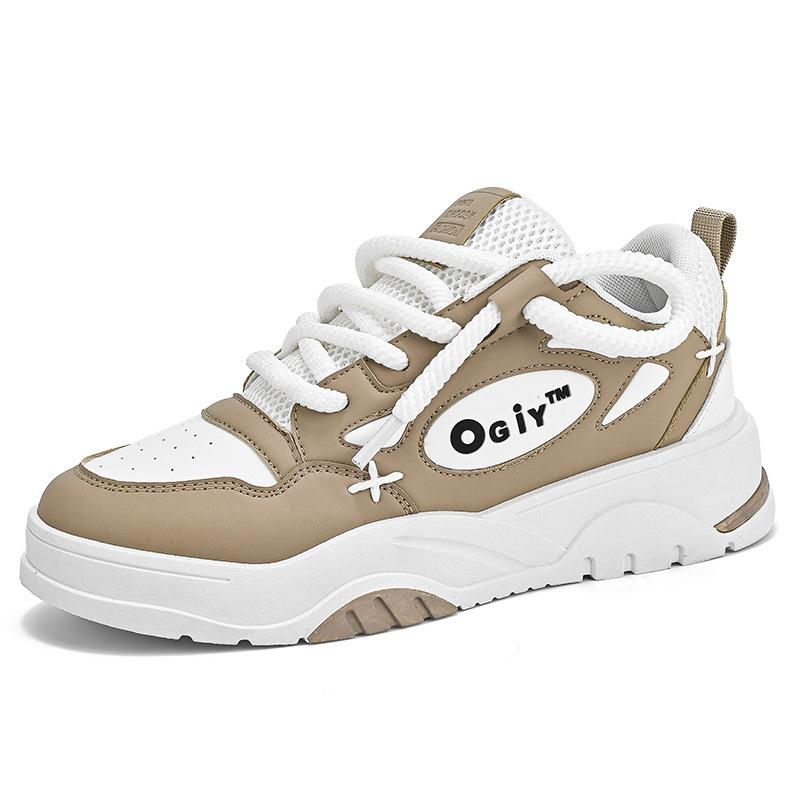 

Low-top board shoes men s autumn and winter students thick-soled breathable casual skateboard shoes new heightening wear-resistant sports shoes men s 39