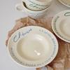 Korean ins style retro French cream coffee cup saucer Internet celebrity photo breakfast cup ceramic plate tableware