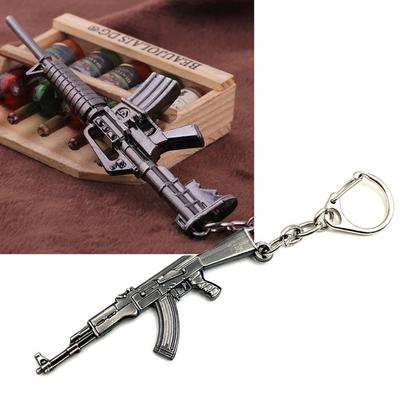 Cataramă pentru chei de 6 cm Mini M4A1 AK47 Pandantiv Breloc metal Breloc pandantiv Cadou