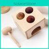 Wooden Platform Pounding Toys With Durable Construction For Learning Preschool