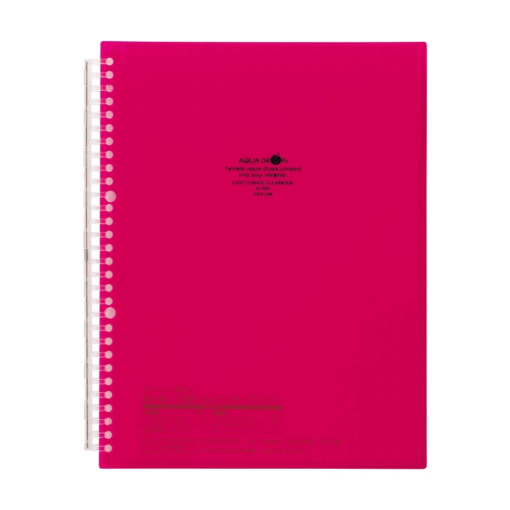 

Lihitlove Clear Book Easy Change 20 карманов A4 30 отверстий красный N1483-3