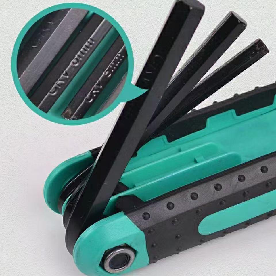 Foldable Hex and Torx Wrench Set, Chrome Vanadium Steel