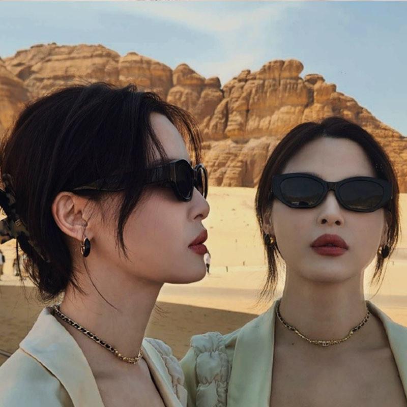Cat Eye Sunglasses For Women Uv400 Polarized Retro Fashionable Outdoor Wear