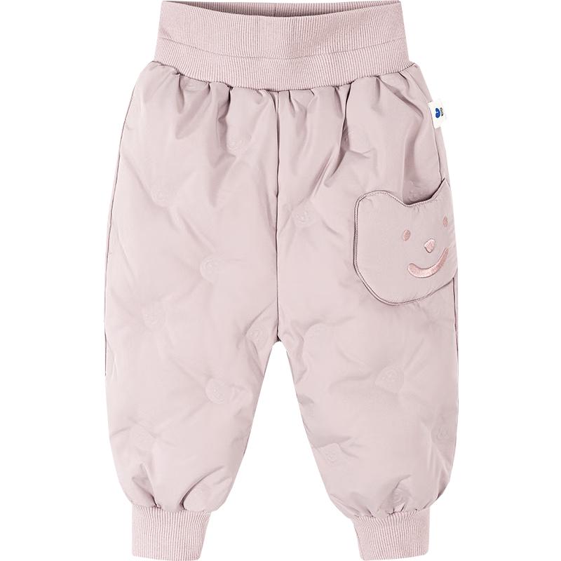 Minibala Unisex Cartoon Duck Down Winter Pants 90