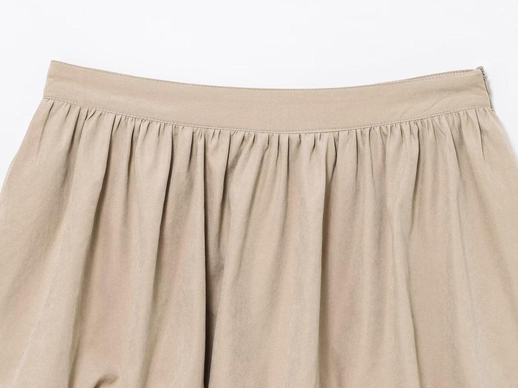 European & American Women's 2025 Early Spring Pleated Balloon Mini Skirt