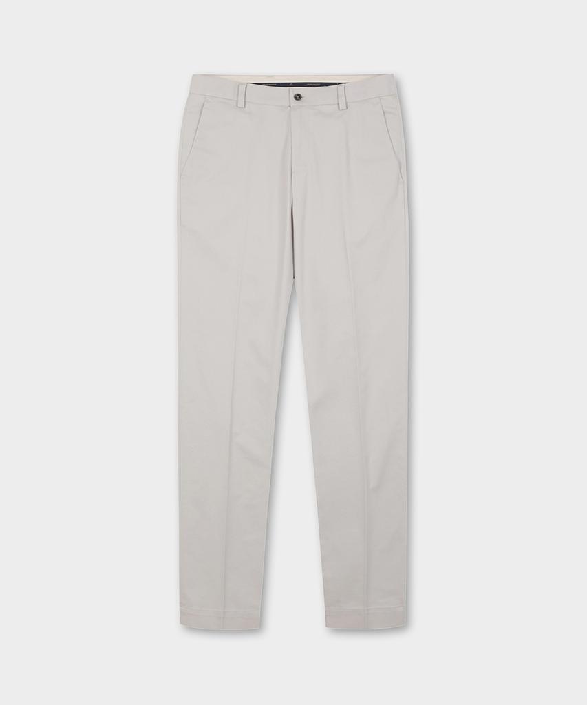 BROOKS BROTHERS Regular Fit Cotton Stretch Advantage Chino (Stone) (Bbpcmfz502)