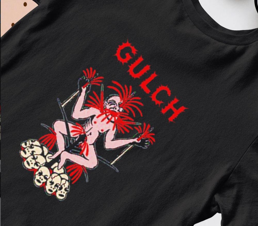 Rare Gulch Band Collection T-shirt in Black Cotton S-5XL Unisex T-Shirt L