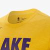 Nike Los Angeles Lakers NBA Dri-FIT Short Sleeve T-Shirt Men Tops Yellow AQ6587-728