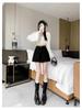 2024 Autumn/Winter Women's Woolen High Waist Wide Leg Shorts - Stylish Casual Fashion Shorts