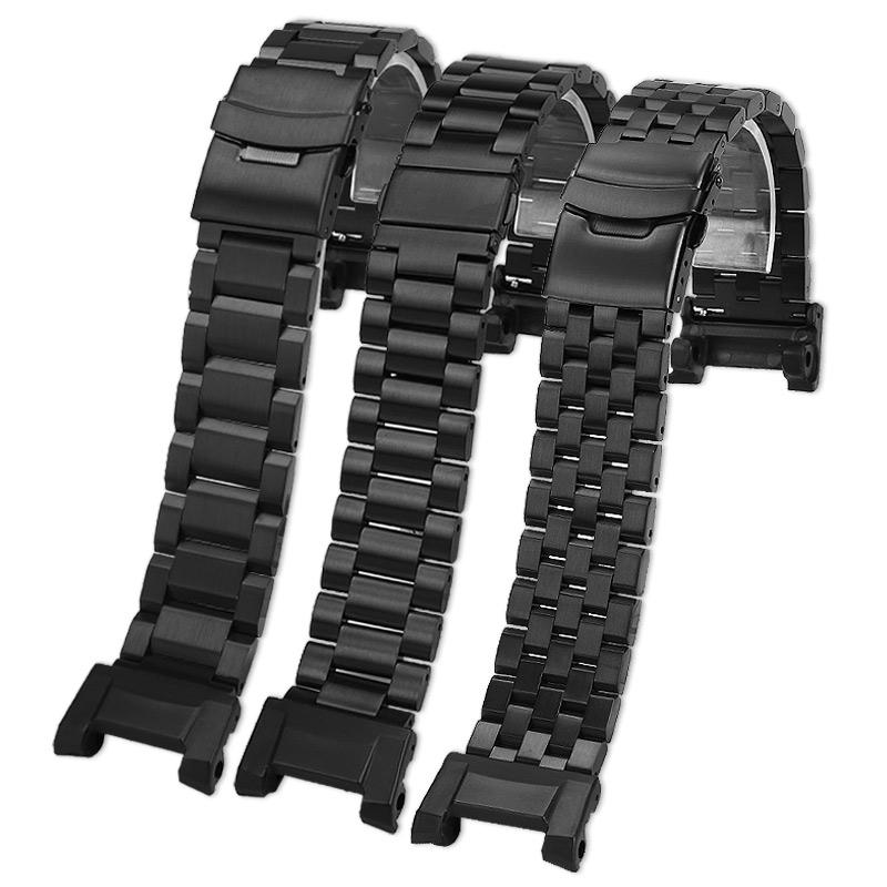 GWG B1000 solid stainless steel strap bracelet For G-SHOCK Casio GWG-B1000-1A third generation Mud King modified Metal watchband