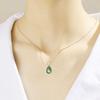 Trendy Avocado Pendant Necklace Sturdy Alloy Choker Small Charm Fashion Accessory for Stylish Outfits Symbolic Gift