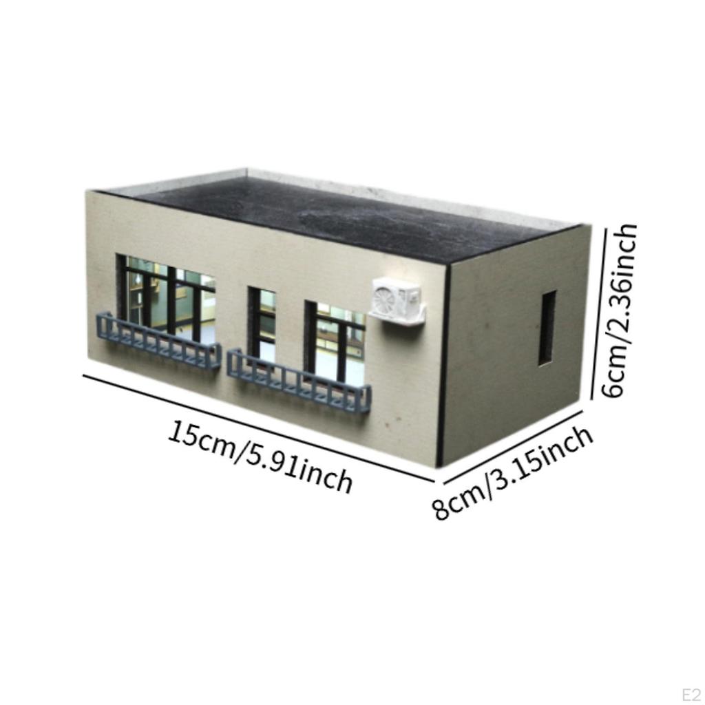 1/64 HO Model Diorama for Tabletop Use, Sand Table Accessories