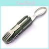 Camping Multifunctional Portable Folding Stainless Steel Tableware Cutlery