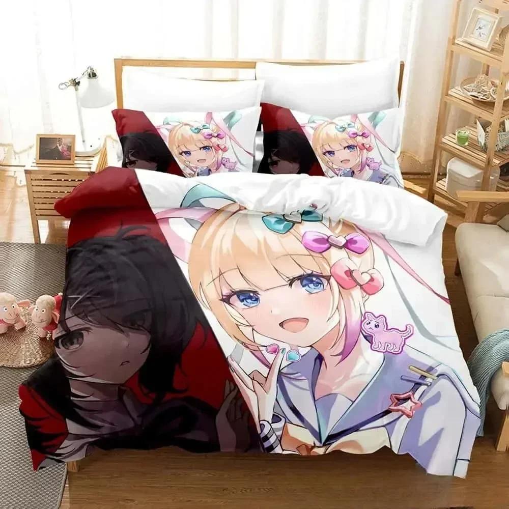 Comforter 3D Print Anime Needy Streamer Overload Bedding Set Boys Girls Twin Queen King Size Bed Boys Adult