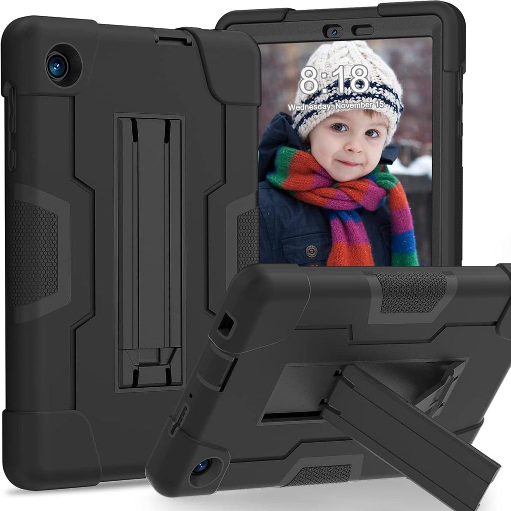 Case for TCL Tab 8 LE&WiFi and Lenovo Tab One 8.7"/K9 TB305 FU M8 M9 M10 M11  Heavy Duty Rugged Full-Body Hybrid Shockproof Drop Protection Cover