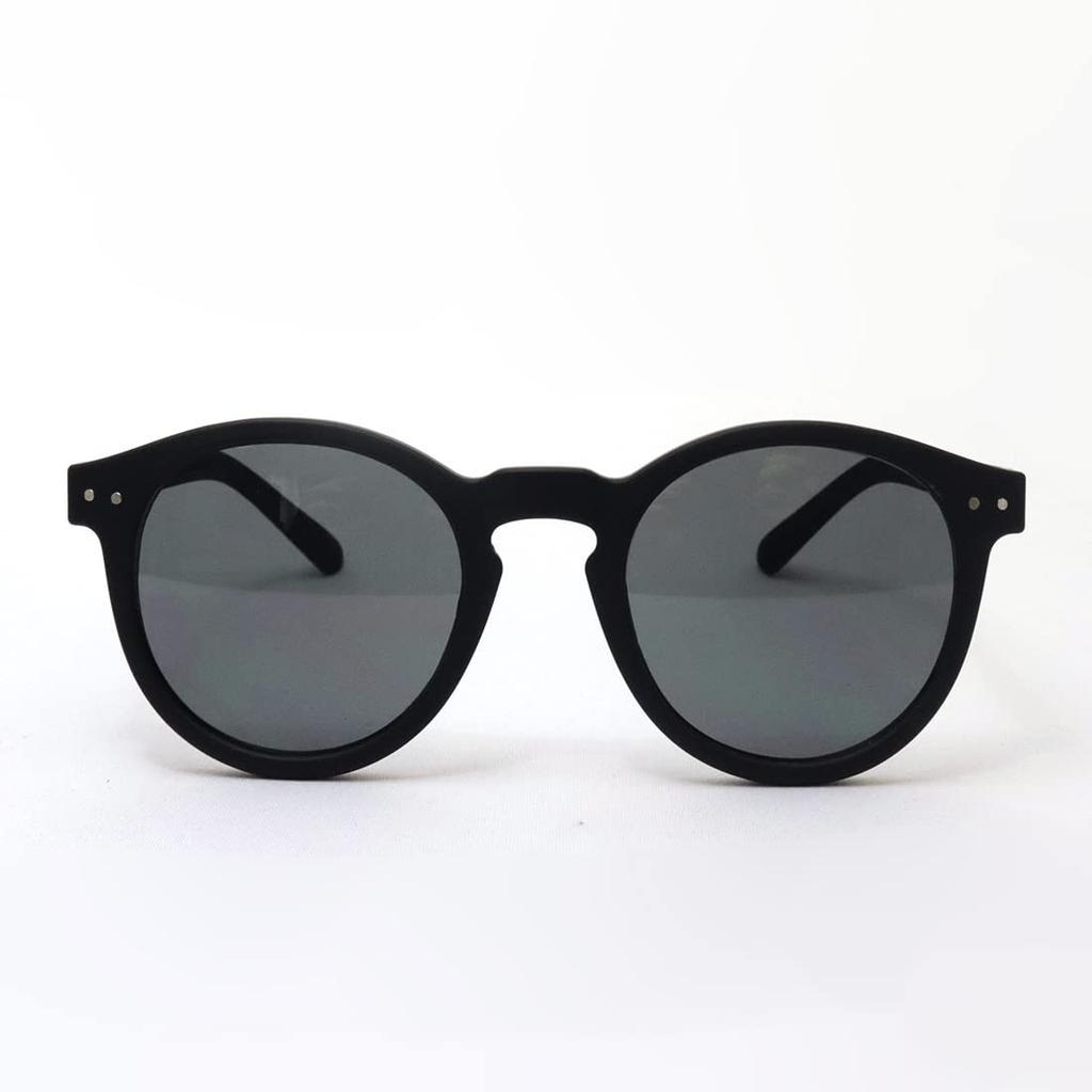 [IZIPIZI] Sunglasses #M Round (Black/Gray)