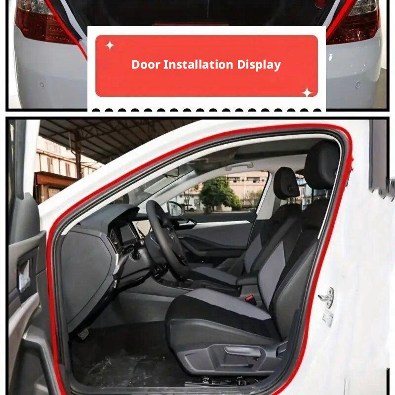 SEAMETAL Car Door Seal Strip 5/12/16m Rubber Sealant Noise Insulation Anti-Dust Soundproofing Auto Hood Trunk Sealing Strips Accessories