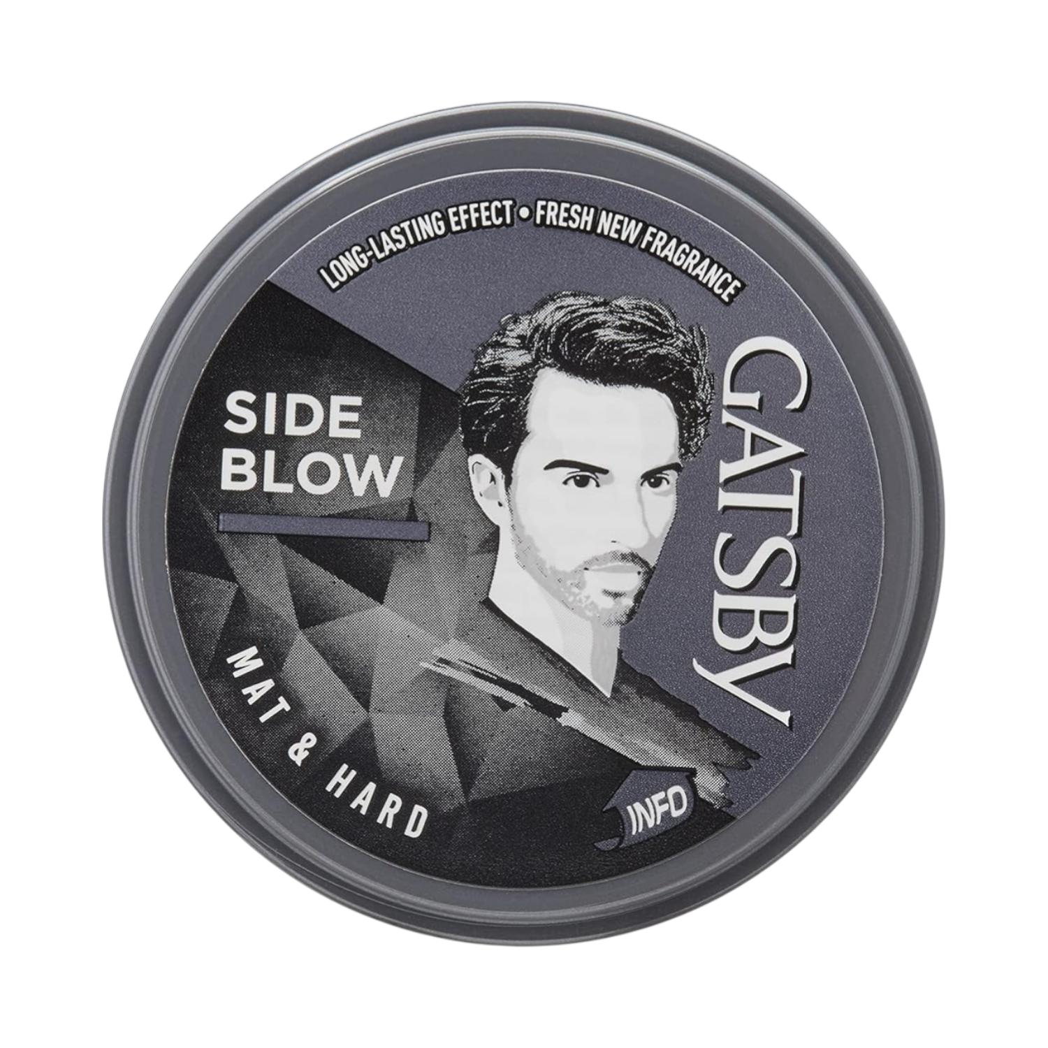 

Gatsby Hair Styling Wax Mat & Hard For Men Strong Hold Matte Finish Non Sticky Easy Wash Off Re-Stylable 75g Pack Hair Wax