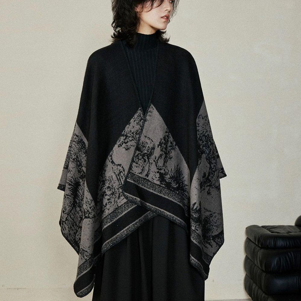 Sciarpa Calda Invernale Elegante di Lusso in Pile Spesso Cape Sciarpa in Cashmere per Esterno Sciarpe Avvolgenti Peluche Vintage per Abiti da Sera