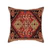 Retro Red Pattern Türkiye Persian Carpet Linen Pillowcase Ethnic Style Pillow Cushion Pillow Case