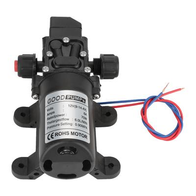 Pompa Autoadescante a Membrana Alta Pressione Acqua 12V DC 0.9Mpa 6L/Min 70W