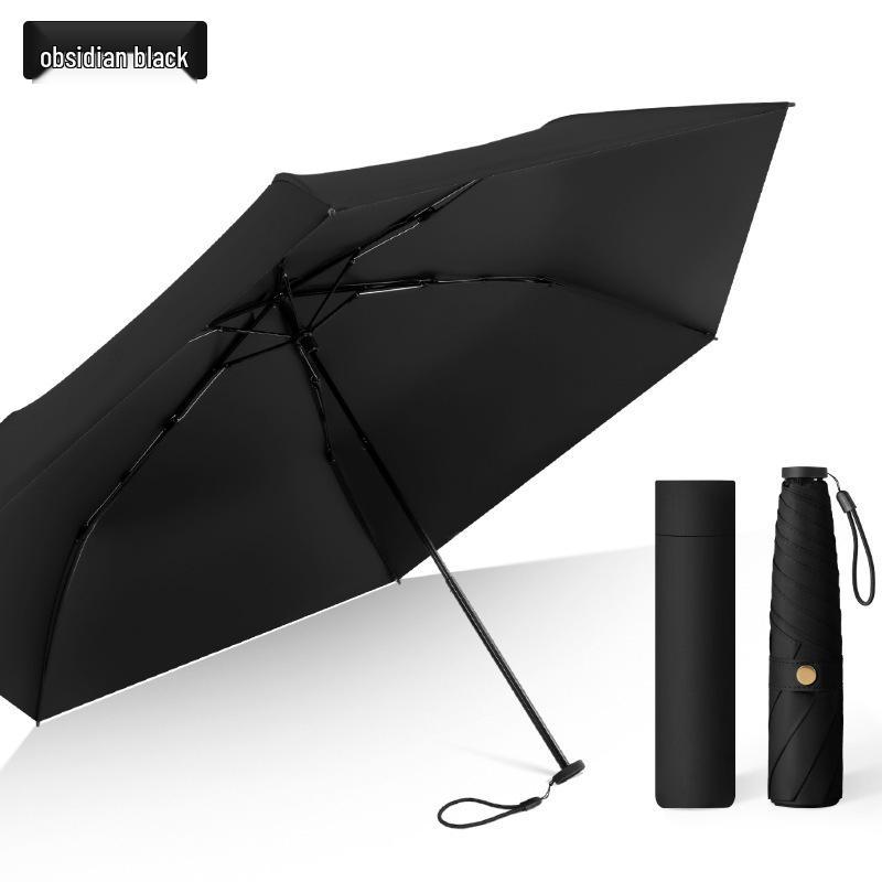 Ultra-light Carbon Fiber Sun & Rain Umbrella - Lightweight, Three-fold, UV Protective Parasol.