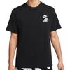 Nike T Shirts Men's Black Crew Neck Moderate DR1210-010