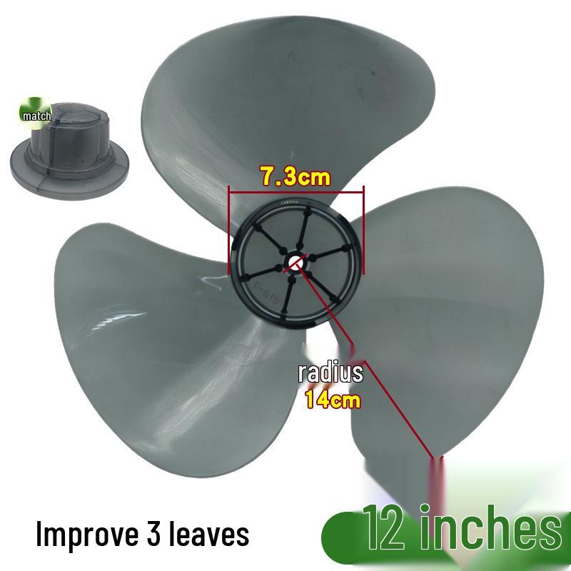 Accessori Ventola Universale Silenziosa a 5 Pale: 12/14/16 Pollici per Ventilatori da Scrivania, da Pavimento e da Parete (400 millimetri)