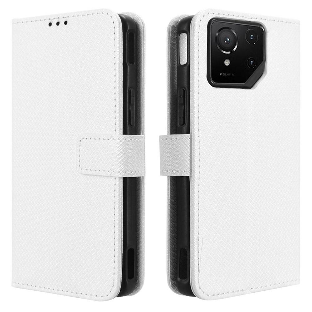 For Asus ROG Phone 9 5G/Phone 9 Pro 5G Case PU Leather Diamond Texture Wallet Phone Cover