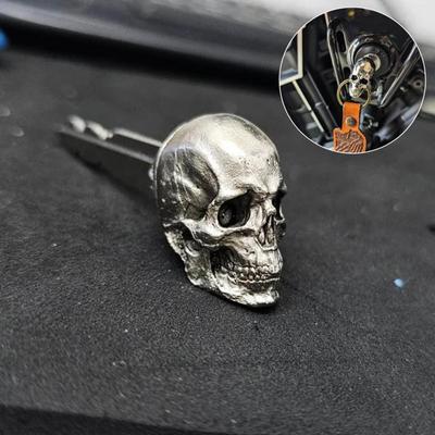 Unique Demon Skull Key Personalizes Devil Skull Head Key Artistic Demon Skull Key for Motorcycle & Car Enthusiasts